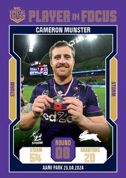 2024 NRL Player In Focus Special Edition #IF08 Cameron Munster Front